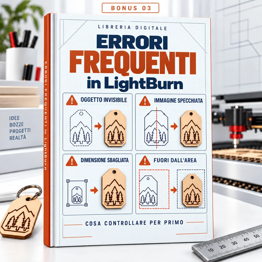 Bonus 3: Errori frequenti in LightBurn